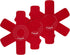 Le Creuset Set of 3 Felt Cookware Protectors - Cerise...