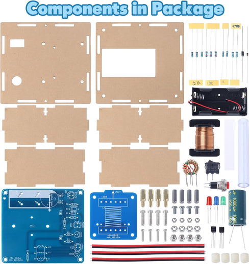 MiOYOOW Soldering Practice Kit, Electric Magnetic Transmitter Soldering Project, Mini DIY Shooting Game Kit Educational STEM Electronics Kit for H...
