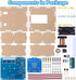 MiOYOOW Soldering Practice Kit, Electric Magnetic Transmitter Soldering Project, Mini DIY Shooting Game Kit Educational STEM Electronics Kit for H...