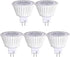 Bioluz LED 5 Pack MR16 LED Bulb Dimmable 50W Halogen Replacement 7w 3000K 12v AC/DC UL Listed High CRI...