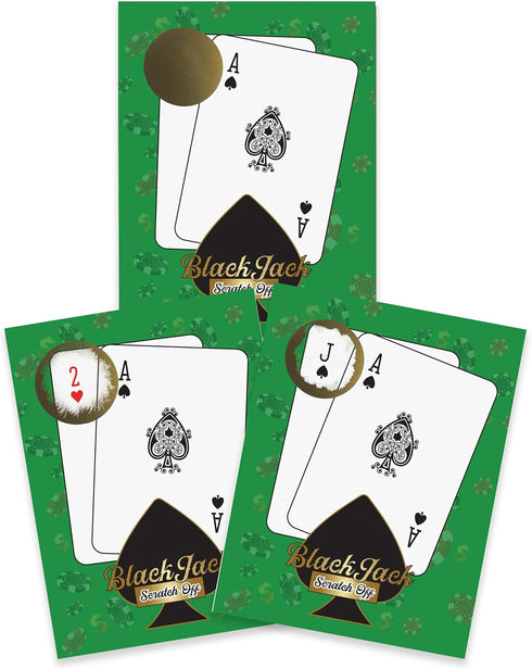 My Scratch Offs Casino Night Scratch Off Party Game Cards 26 Pack Gambling (Blackjack...