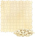 100 Blank Wooden Puzzle Pieces, Unfinished Freeform Jigsaw Puzzle Pieces for Crafts & DIY, Each Piece is 1.8x1.3 Inches to Draw on, Natural Wood P...