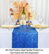 ShinyBeauty Sequin Table Runners Table Covers for Party 12 by 108 in Wedding Royal Sequin ~0111S (1, Royal Blue)...