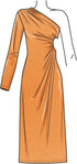 Simplicity Misses' One Shoulder Knit Dress Sewing Pattern Packet, Design Code S9885, Sizes 18-20-22-24-26...