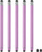 MECCANIXITY 5pcs Stylus Pens for Touch Screens with 2 Extra Tips Dual Rubber Tips Capacitive Stylus Universal Tablet Pen Sensitivity Precision, Pu...