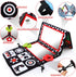 Tummy Time Floor Mirror with Teethers, Double-Sided Baby Mirror Black and White High Contrast Baby Toys for Babies, Baby Montessori Toys Crawling ...