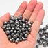 NCB 200pcs 4mm Black Hematite Loose Beads for Jewelry Making, Natural Semi Precious Beads Round Smooth Gemstones Spacer Beads Charms for Necklaces...