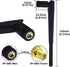 BOOBRIE 2-Pack Dual Band WiFi Antenna 2.4GHz 5GHz 5.8GHz 8dBi RP-SMA Male Connector Omni Directional WiFi Bluetooth Antenna for WiFi Router Networ...