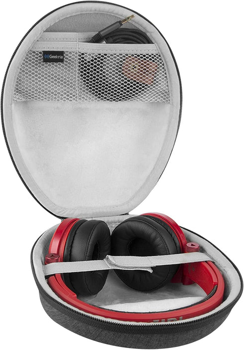 Geekria Shield Kids Headphones Case for On-Ear Headphones, Replacement Extra Hard Shell Travel Carrying Bag with Cable Storage, Compatible with JB...