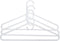 Super Heavy Weight Tubular Hanger (3 Pack), White...