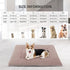 Reversible Dog Bed Mat with Plush and Corn Velvet,Soft Warm Pet Cushion, Dual Purpose Washable Sleeping Mattress Bed for Small Medium Large Dog an...