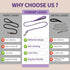 HOMIMP Heavy Duty Dog Leash Chew Proof 4 FT, Reflective Dog Leash for Medium Large Dog, Metal Dog Training Leashes with Soft Padded Handle, Strong...