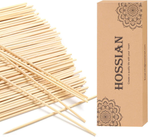 HOSSIAN 100PCS Reed Diffuser Sticks-Natural Rattan Sticks Reed diffusers-Diffuser Replacement Sticks for Aroma Fragrance Reeds for Essential Oil d...