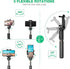 Selfie Stick Tripod with Wireless Remote Controller Pouch Extendable Adjustable Stand Mount Light-Weight V-Log Compatible with All Apple iPhone, S...
