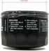 LaserOil Filter Compatible with Kohler KT715, KT725, KT730, KT735, KT740, KT745, SV710, SV715, SV720...