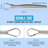 Tongue Cleaner,Tongue Scraper Cure Bad Breath,Tongue Cleaners Stainless Steel,Tongue Scrapers for Adults & Kids Fresher Breath in Seconds by AARAM...