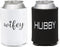 Wedding Accessories Wifey and Hubby Can Coolers (Set of 2)...
