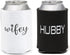 Wedding Accessories Wifey and Hubby Can Coolers (Set of 2)...