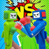 Boxing Pen Robot - ?2PCS? with Punching Arm and Crisp Button Sound - Funny and Cool Novelty Pen - Boxing Gifts - Blue/Green Colors - 1.0mm Smooth ...