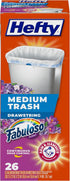 Hefty Medium Trash Bags, Fabuloso Scent, 8 Gallon, 26 Count...