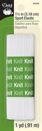 Dritz 9326W Sport Knit Elastic, White, 1-1/4-Inch by 1-Yard...