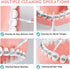 Portable Box Interdental Brush, Soft Dental Brush of Teeth Cleaning Tools for Effective Plaque Removal, L-Type+I-Type Head Interdental Brushes Bet...
