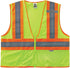 Ergodyne Safety L/Xl Class 2 Two Tone Mesh Vest, Lime, Large-X-Large US...