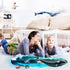 Gemini&Genius Right Whale Action Figure, Shark Animal Ocean Blackfish Toys, Soft Rubber Ocean Whale Shark, Great for Kids Bath Toys, Swimming Toys...