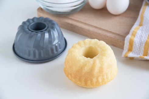 Fox Run Mini Fluted Pan with Center Tube, Preferred Non-Stick, 4-Inch...