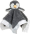 Apricot Lamb Stuffed Animals Soft Security Blanket Gray Penguin Infant Nursery Character Blanket Luxury Snuggler Plush(Gray Penguin, 14 Inches)...