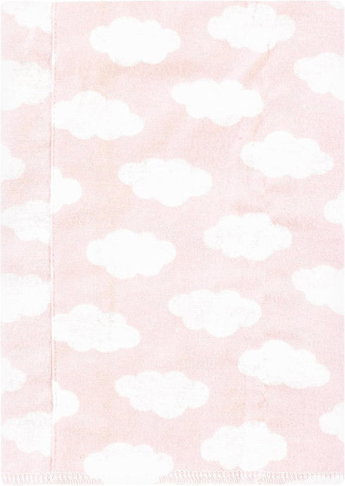 Hudson Baby Unisex Baby Cotton Flannel Burp Cloths, Unicorns Rainbows 4 Pack, One Size...