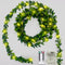 Battery Operated Vine String Lights, 33 Ft 100Led 8 Modes, Warm White Light with Green Vine, Suitable for Indoor and Outdoor, Wedding, Garden, Par...