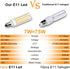 E11 LED Bulb Dimmable,JDE11 75W Halogen Bulbs Equivalent,T4 Mini Candelabra LED Bulb Dimmable 7.5W 800LM,Warm White 3000K,120V 75W 100W JDE11 LED ...