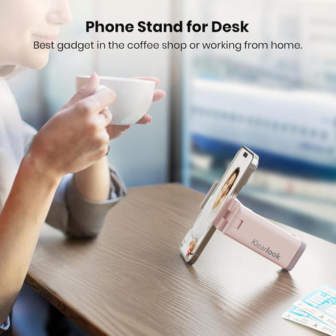 Airplane Travel Essentials Phone Holder, Klearlook Universal Flight Essentials Phone Mount with Multi-Directional 360° Rotation, Travel Must Haves...