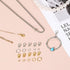1140 PCS Jump Rings for Jewelry Making Supplies, 5 Sizes Silver and Gold Open O-Rings Necklace Lobster Clasp Set Bracelet Charms Jewelry Making To...