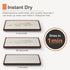 Instant Dry Sink Caddy Organizers, Sponge Holder for Kitchen Sink Counter, Water Absorbing Stone Drying Mat Rack, Soap Dish for Bathroom Counterto...