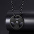 AILUOR Men Women's Dumbbell Pendant Necklace Stainless Steel Couples Barbell Pendant Fitness Gym Sports Dumbbell Weight Lifters Barbell Chain Jewe...