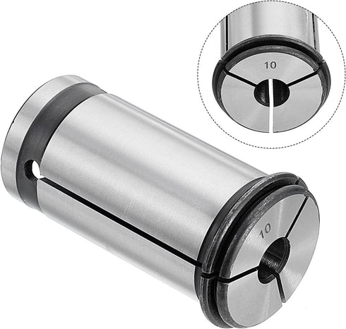 uxcell Straight Shank Collet C32-10 CNC Router Tool Adapter 65Mn for Lathe Milling Drilling Machine Industrial Supplies...