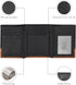 ESTALON Real Leather Trifold Wallet For Men-RFID Slim Tri Fold Wallets Minimalist 3 fold Credit Card Holder ID Window (Phantom)...