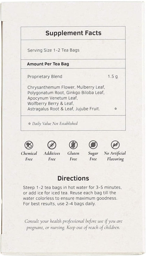 Health King Cholesterol Guard Herb Tea, Teabags, 20 Count Box...