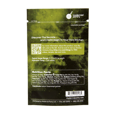 Pure Sodium Hexametaphosphate ? Non-GMO ? Vegan ? OU Kosher Certified - 50g/2oz...