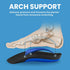 Plantar Fasciitis Inserts for Heel Pain - Welnove Heel Cups for Heel Pain Relief - Orthotic Shoe Insert for Achilles Tendonitis, Heel Spur - Women...