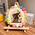 15Pcs Flower Animal Stencils for Painting On Wood Floral Nature Farmhouse Paint Stencil Dog Cat Bear Cow Bunny Reusable Embroidery Stencils for Dr...