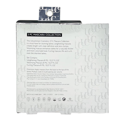Best Of Lashes Mascara Collection Set - Smudge Proof Mascara with Volume and Length - Clump-Free, Stunning Lashes - 3 pc Gift Set...