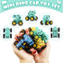 16Pcs Dinosaur Pull Back Cars Set for Kids Toddler, Bulk Mini Dinosaur Party Favors, Pinata Fillers, Goodie Bag Stuffers, Classroom Prizes,Dinosau...