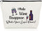 Wine Lovers Gifts Wine Drinker Gifts Makeup Bag Wine Gifts for Mom Wife Sister Friendship Gifts Wine Gifts for Wine Lovers Appreciation Gifts for ...