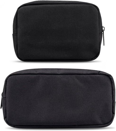 Universal Electronics/Accessories Soft Carrying Case Bag, Durable & Light-Weight,Suitable for Out-Going, Business, Travel and Cosmetics Kit (Small...