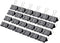 Medium Binder Clips and Paper Clips (24 Pcs) 1.25 Inch,Black Metal Medium Paper Clamps for Office, Home, School...