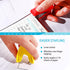 8 Pieces Mini Stapler Office Desktop Stapler with Staples and Yellow Staple Remover Heavy Duty Small Stapler for Desk Office School Paper Teacher ...