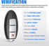 keyless Entry Remote car Key fob Replacement for for Nissan Cube Juke Leaf Quest CWTWB1U808 315MHz...